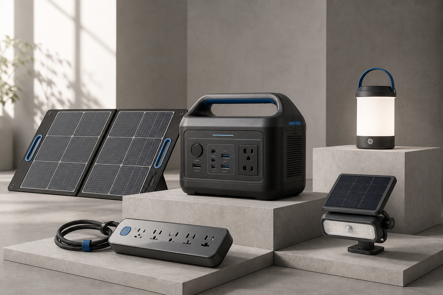 Portable power and solar energy products